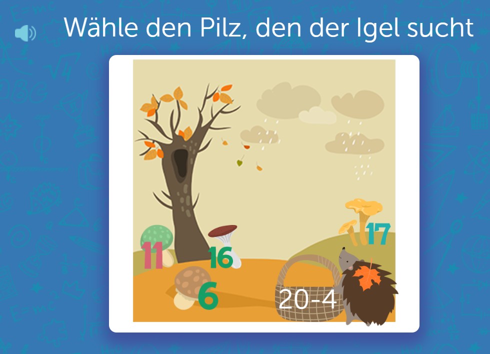 Waldmotive im Matheunterricht