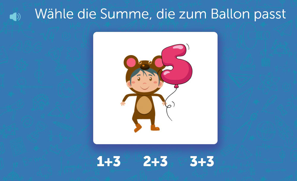 ie richtige Summe zur Ballonzahl finden