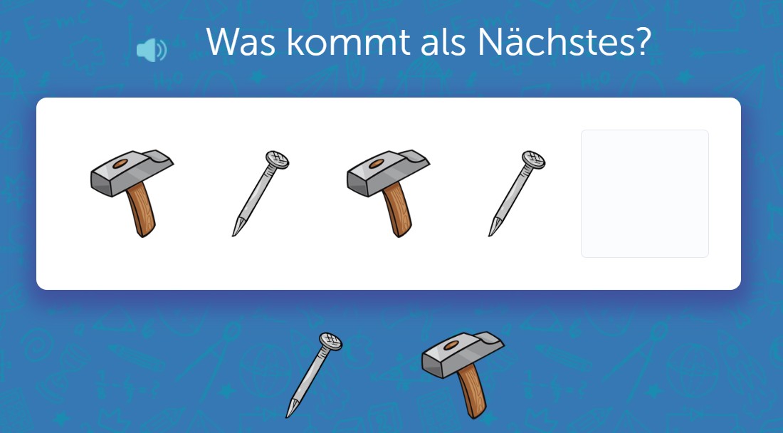 Abwechselnd Hammer und Nagel. Frage: Was kommt als Nächstes?