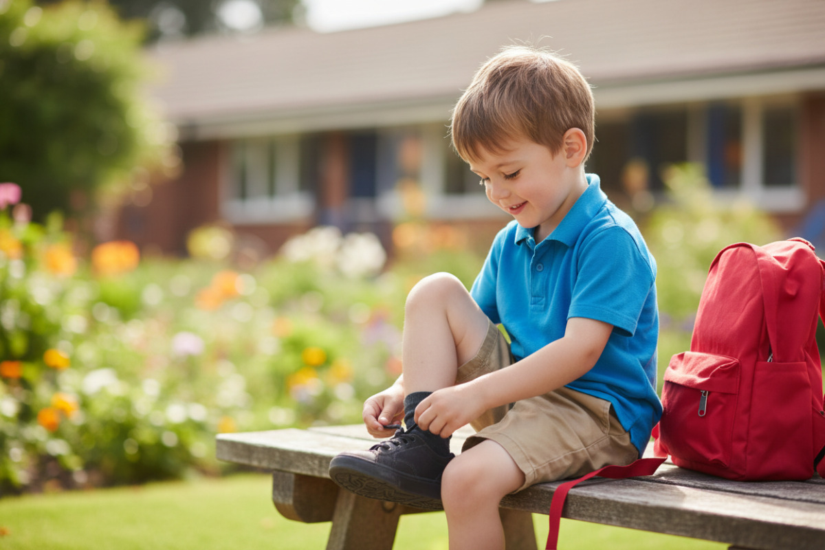 Abb. Selbstständigkeit im Alltag ist ein wichtiger Schulstart-Baustein.