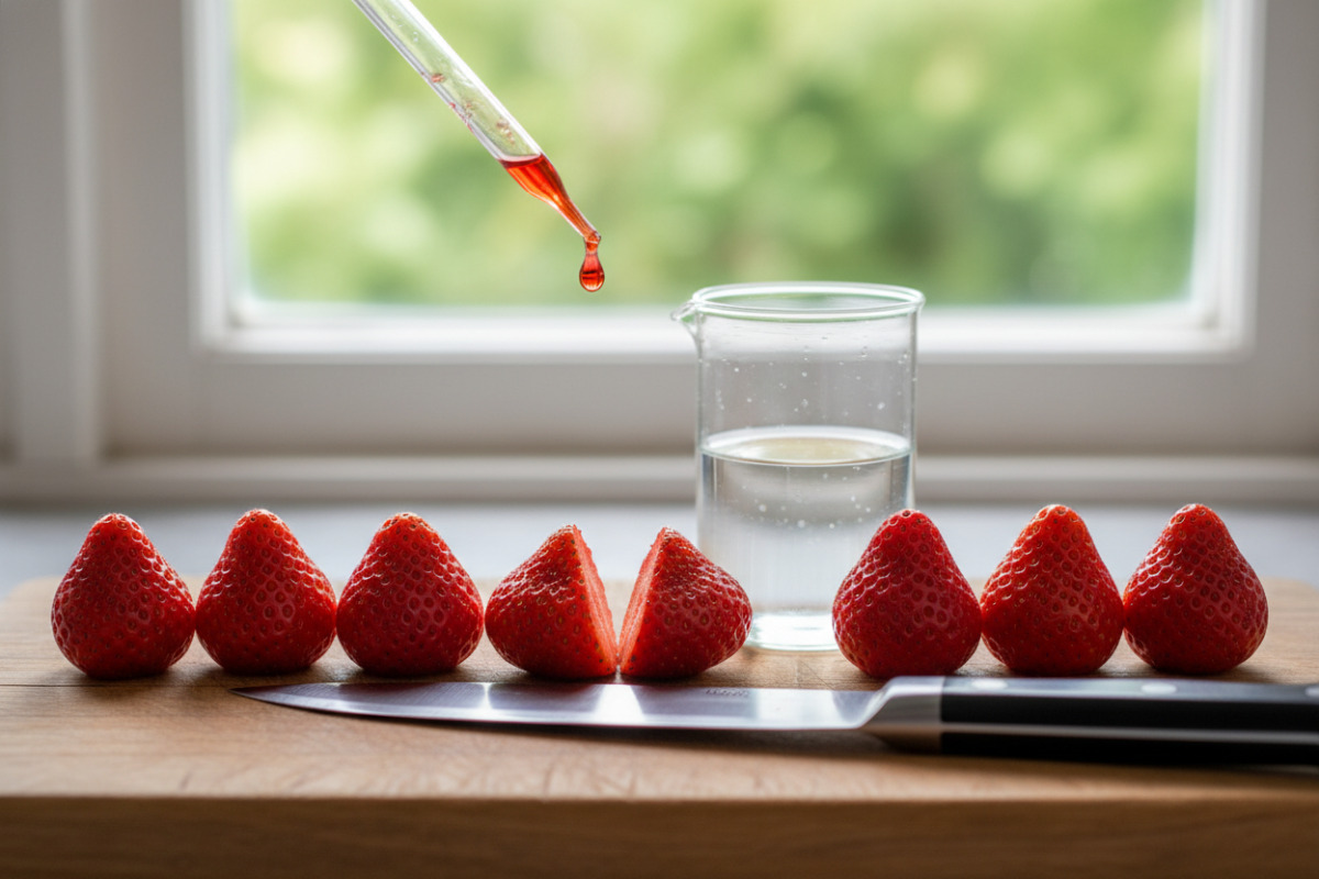 Abb. Beim Teilen von ungeraden hilft das Bild Hälften dürfen auch Komma haben.