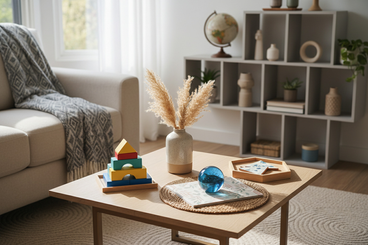 Abb. Zu Hause können geometrische Formen ganz spielerisch auftauchen.