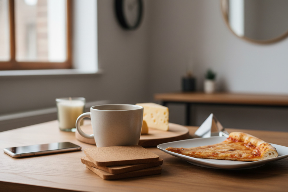 Abb. Im Alltag findet man Rechtecke, Kreise und Dreiecke überall.