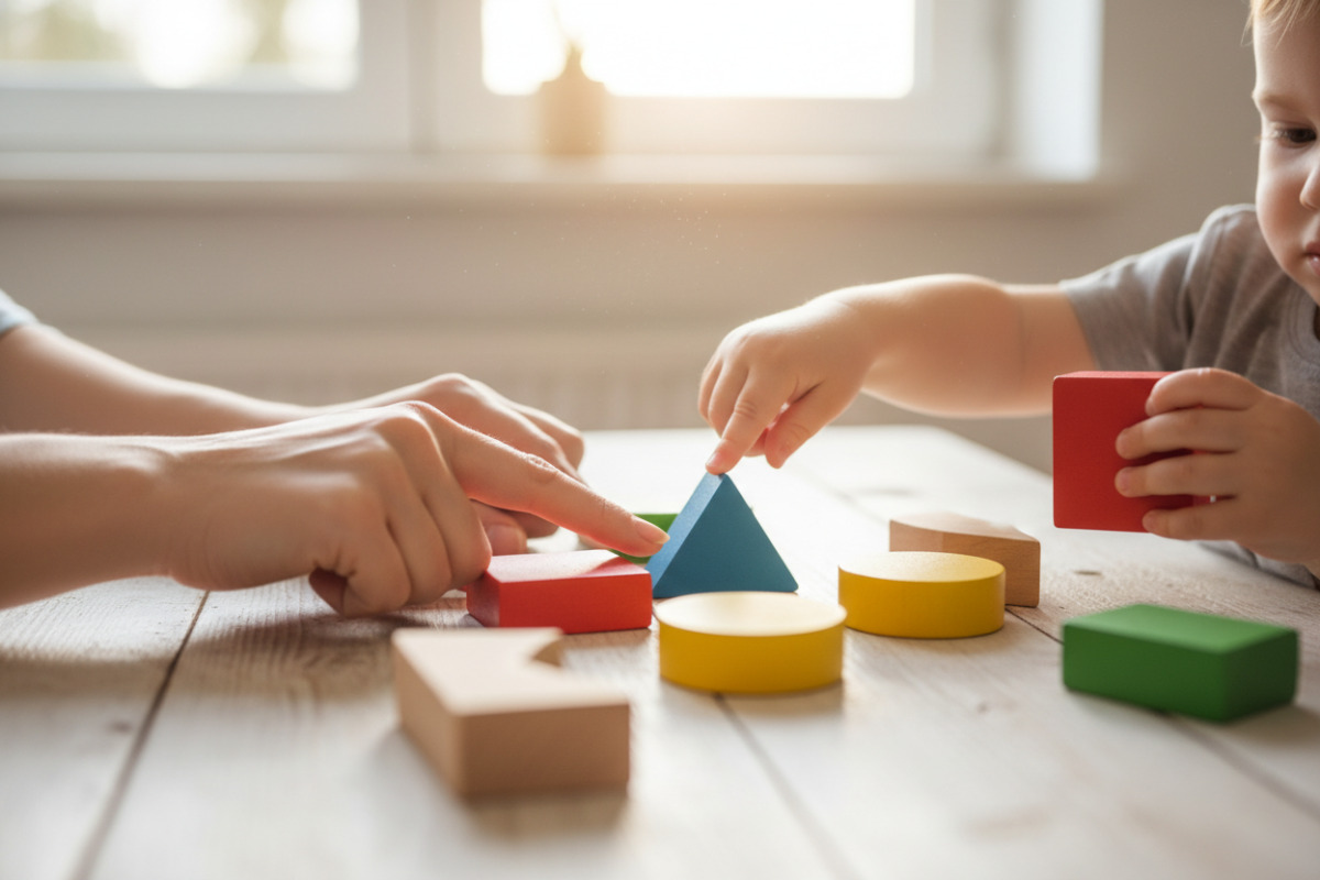 Abb. Formen entdecken Benennen, zeigen, wiedererkennen.