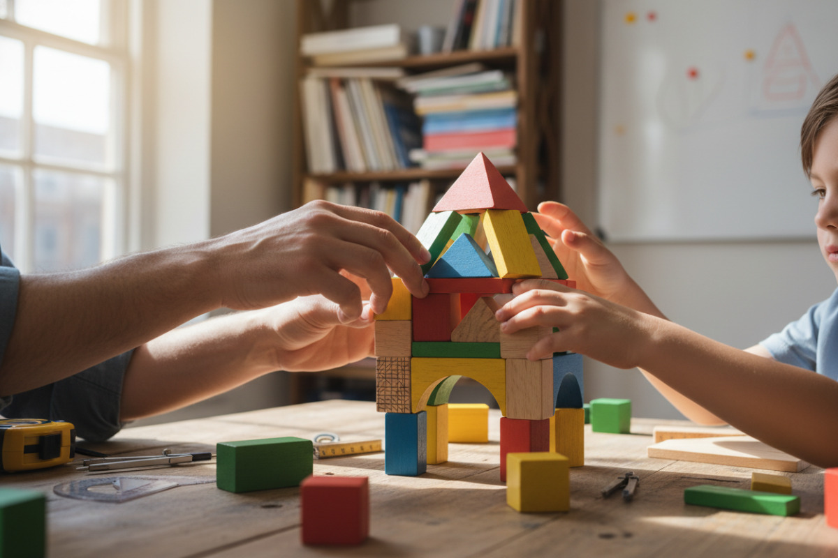 Abb. Selbst etwas gestalten macht Mathe greifbar.