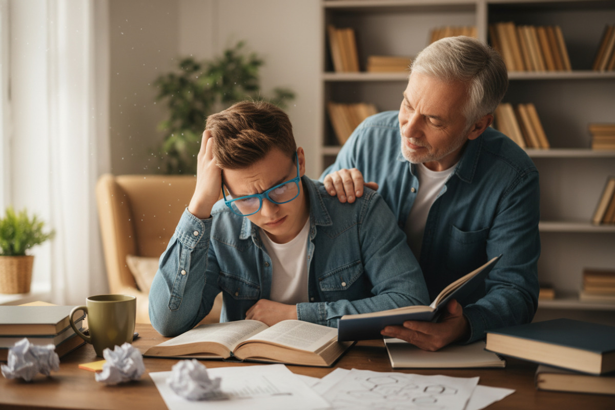 Abb. Unsicherheit beim Lernen ist häufig und braucht vor allem Geduld und Ermutigung.