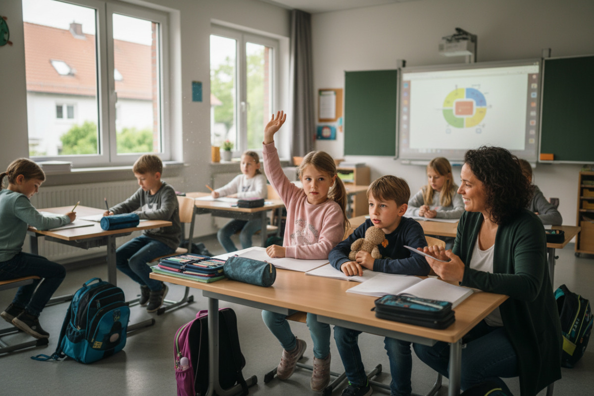 Abb. Zwischen Selbstständigkeit und Unsicherheit wechseln Kinder in dieser Klassenstufe spürbar hin und her.