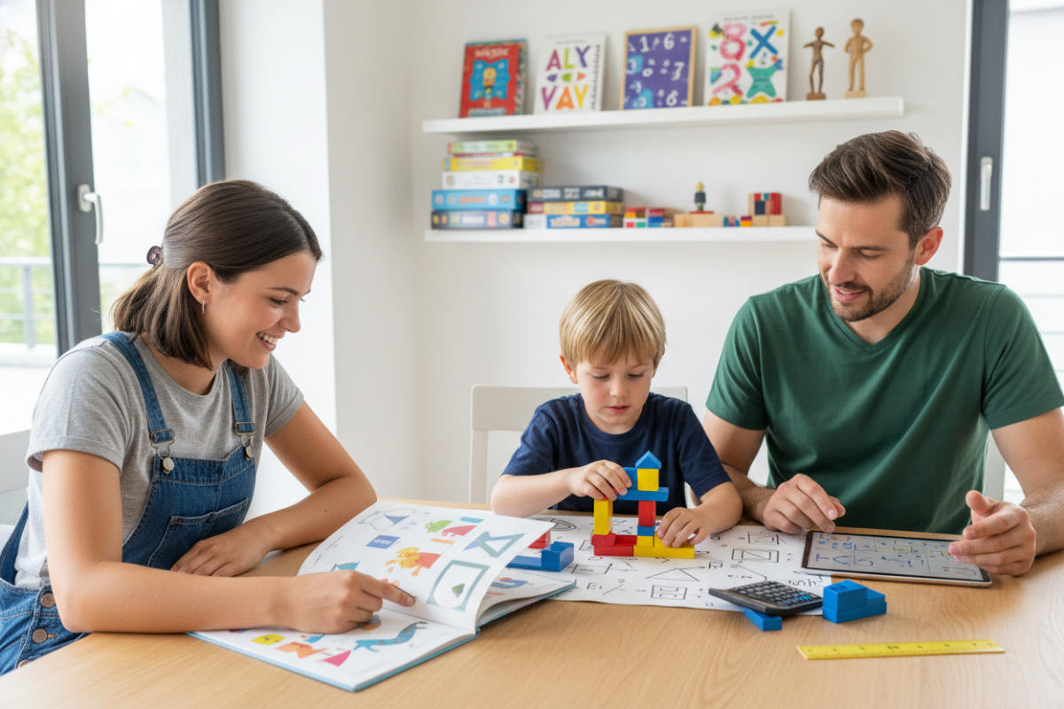 Abb. Kleine Verbindungen zwischen Lesen und Mathematik stärken Verstehen und Sicherheit im Alltag.