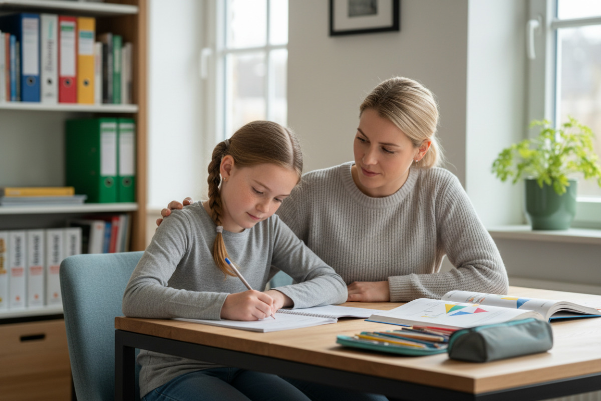 Abb. Schwierige Lernmomente brauchen Ruhe, nicht zusätzlichen Druck.