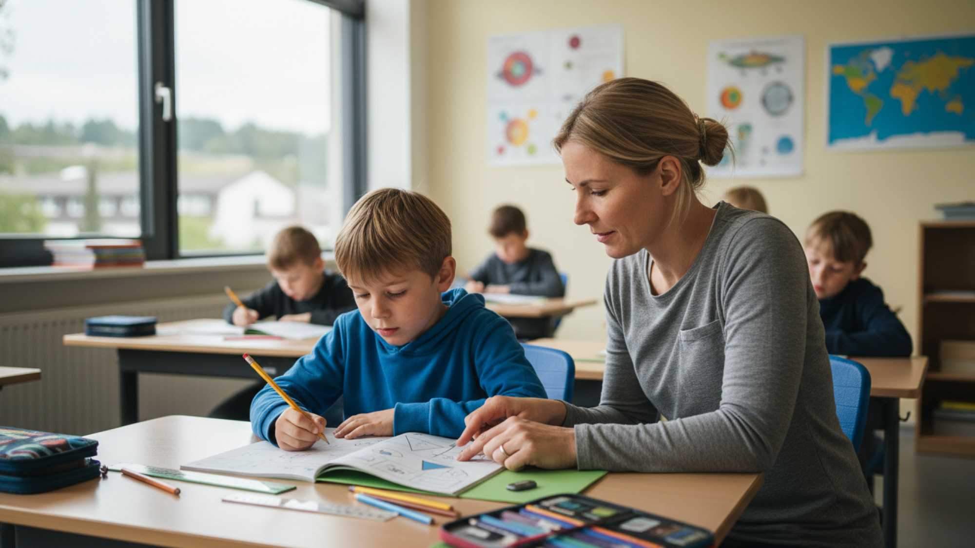 Lernroutine in der 3. Klasse mit Ruhe und Struktur