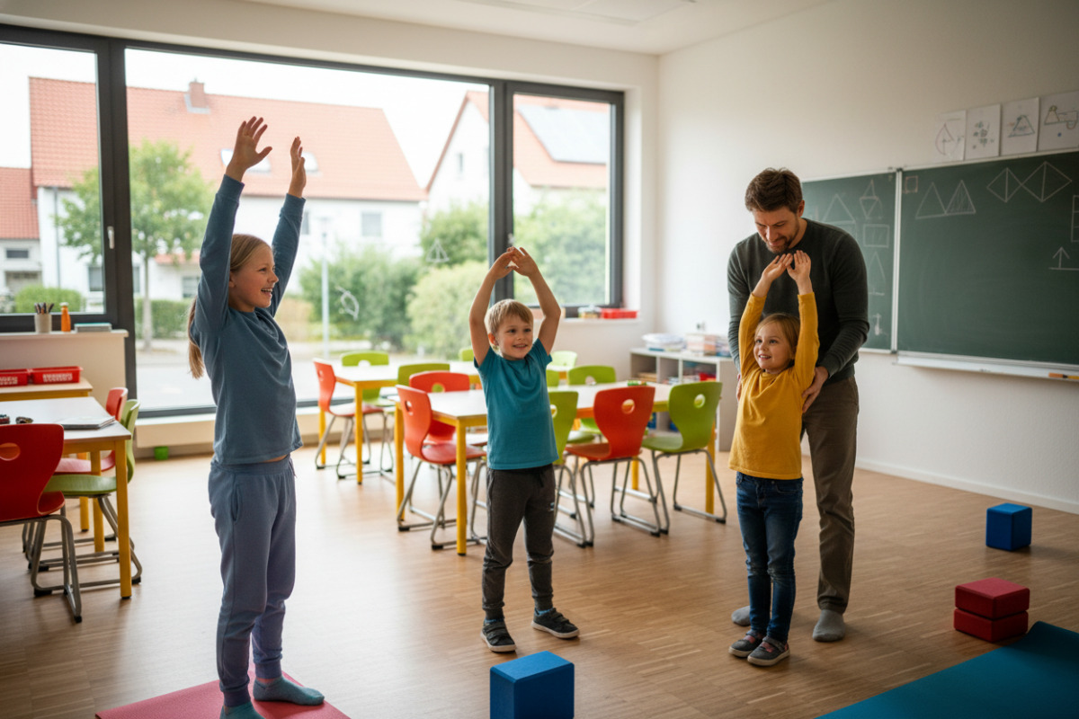 Abb. kurze, freundliche Übungseinheit darf leicht wirken und sogar Spaß machen.