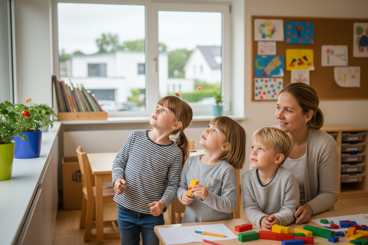 Abb. Kinder lassen sich leicht ablenken, weil ihre Wahrnehmung noch sehr offen und neugierig ist.