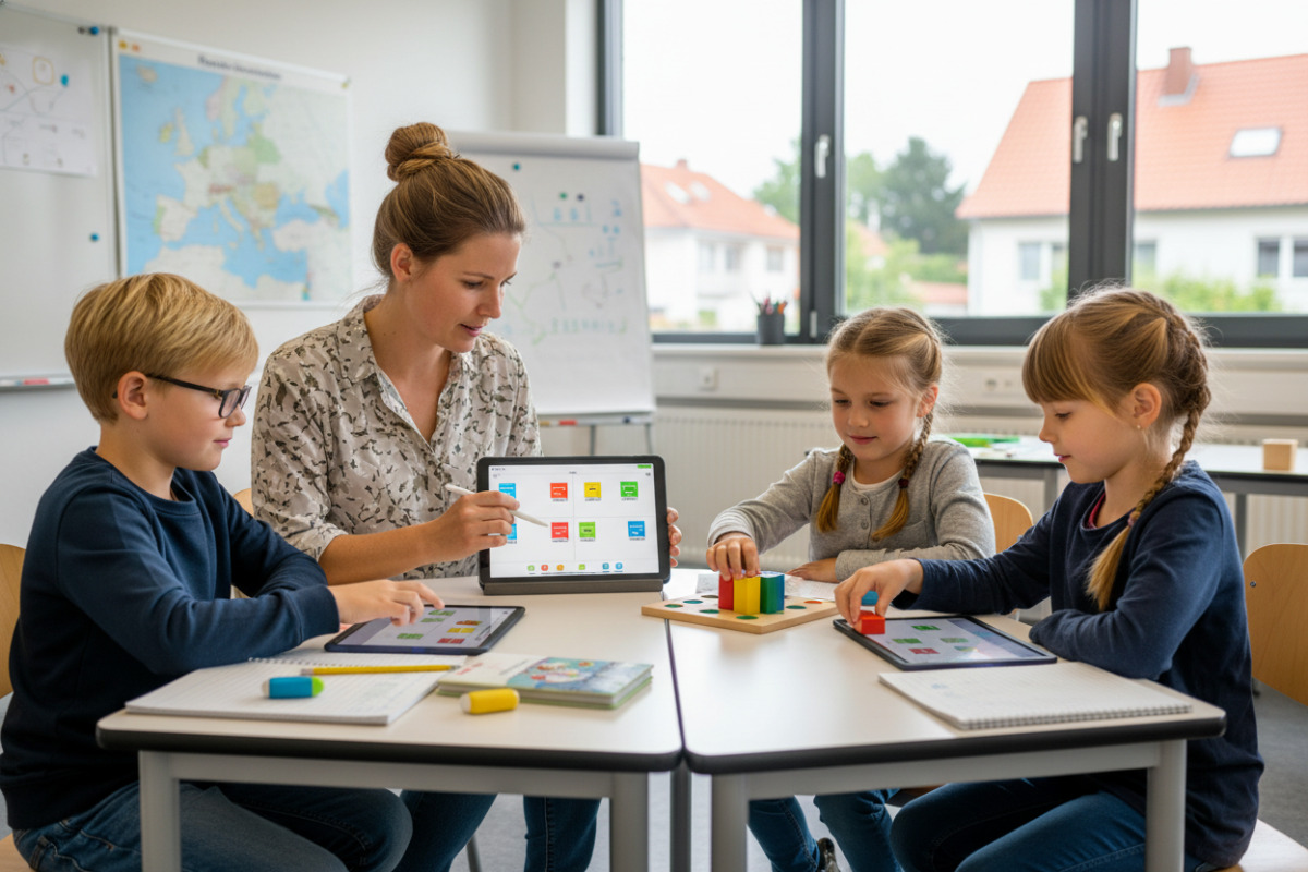 Abb. Kleine, überschaubare Lernschritte fördern Aufmerksamkeit und Selbstvertrauen.