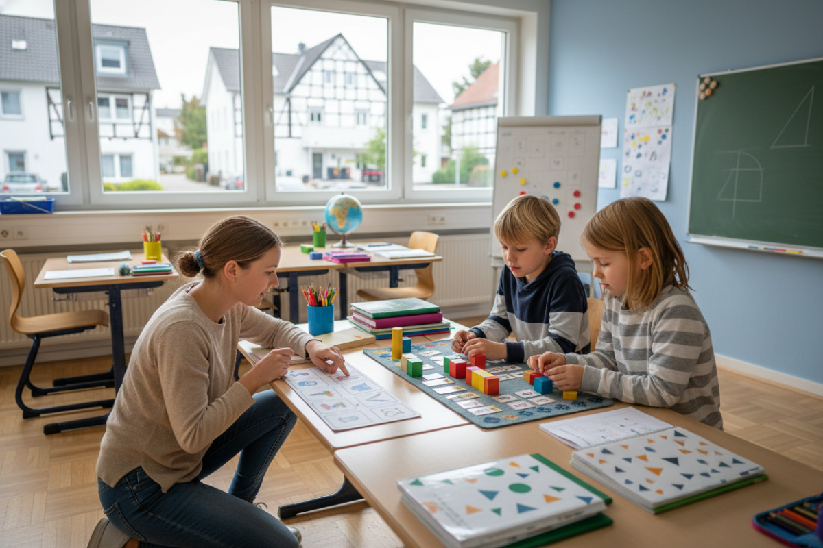 Abb. Feste kleine Abläufe helfen Kindern, leichter in die Aufgabe zurückzufinden.