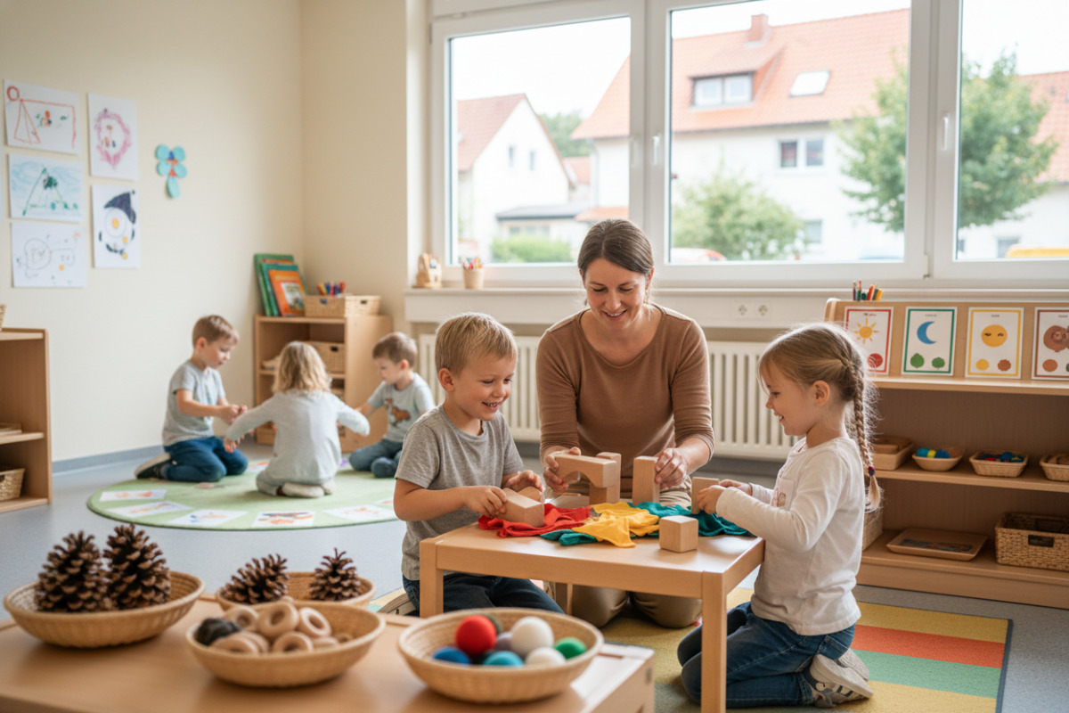 Spielerische Übungen, klare Rituale und alltagsnahe Materialien helfen Kindern in der .