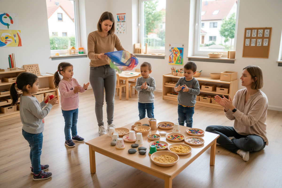 Spielerische Übungen, klare Rituale und alltagsnahe Materialien helfen Kindern in der .