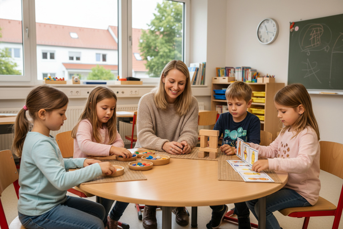 Spielerische Übungen, klare Rituale und alltagsnahe Materialien helfen Kindern in der .