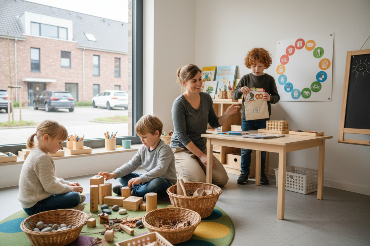 Spielerische Übungen, klare Rituale und alltagsnahe Materialien helfen Kindern in der .