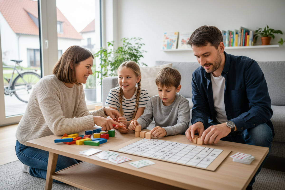 Abb. Gemeinsames Entdecken stärkt das Verständnis für das Einmaleins.
