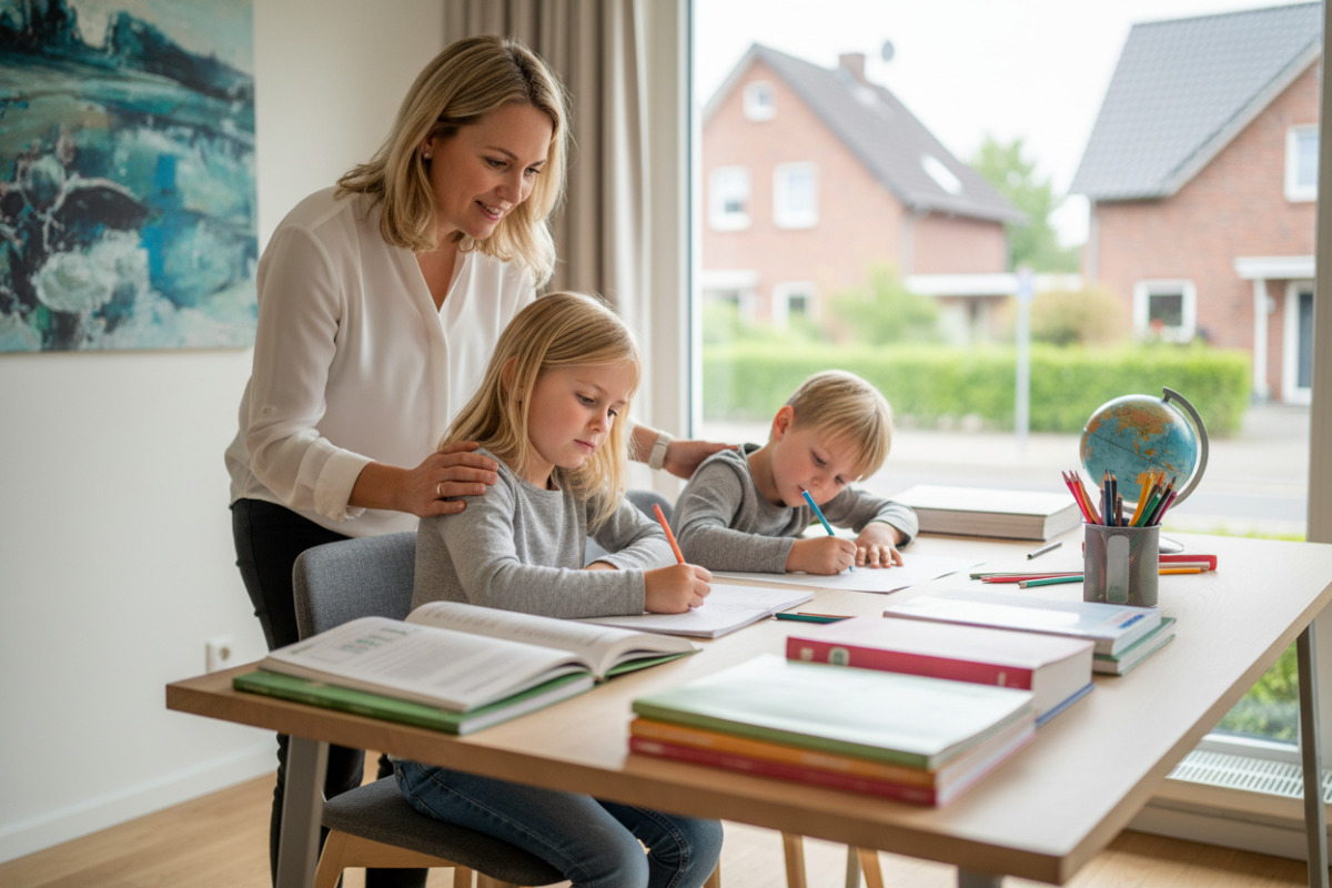 Abb. ruhige Lernsituation hilft Kindern, leichter anzufangen.