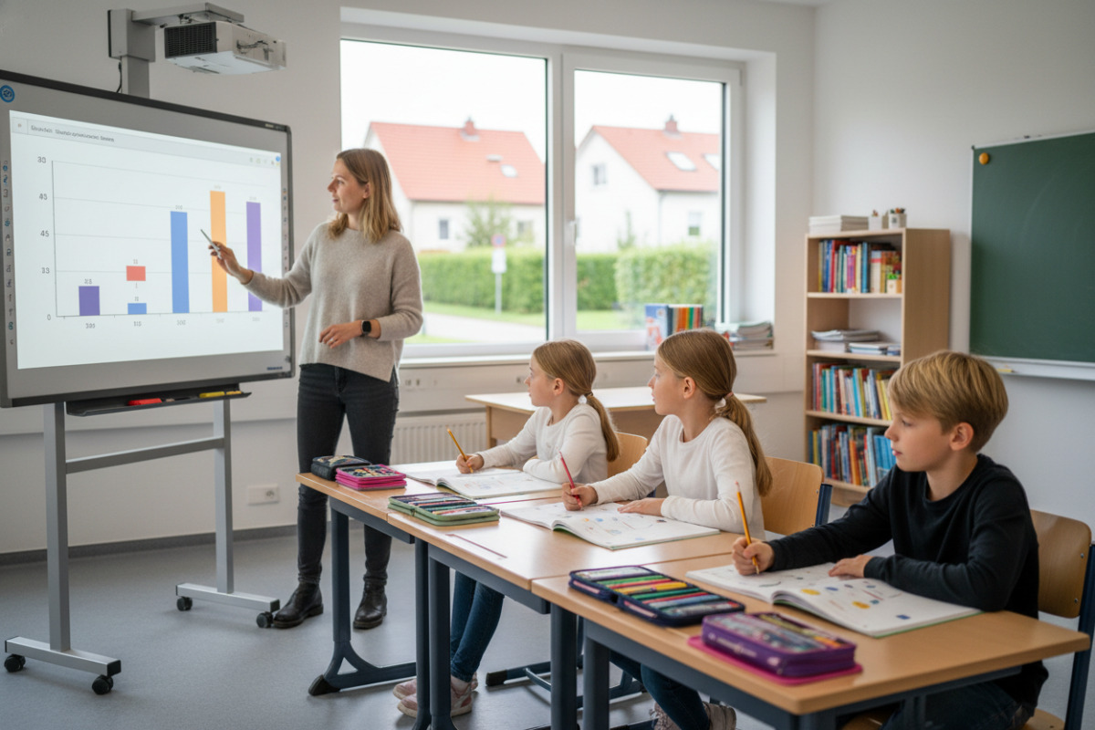 Abb. Auch Prozentaufgaben lassen sich mit kleinen Schritten verständlich machen.