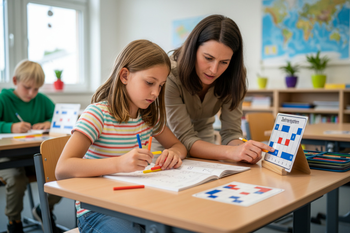 aus dem Mathealltag zeigen, wie Kinder in der dritten Klasse mit Material, Heft und kleinen Hilfen sicherer rechnen