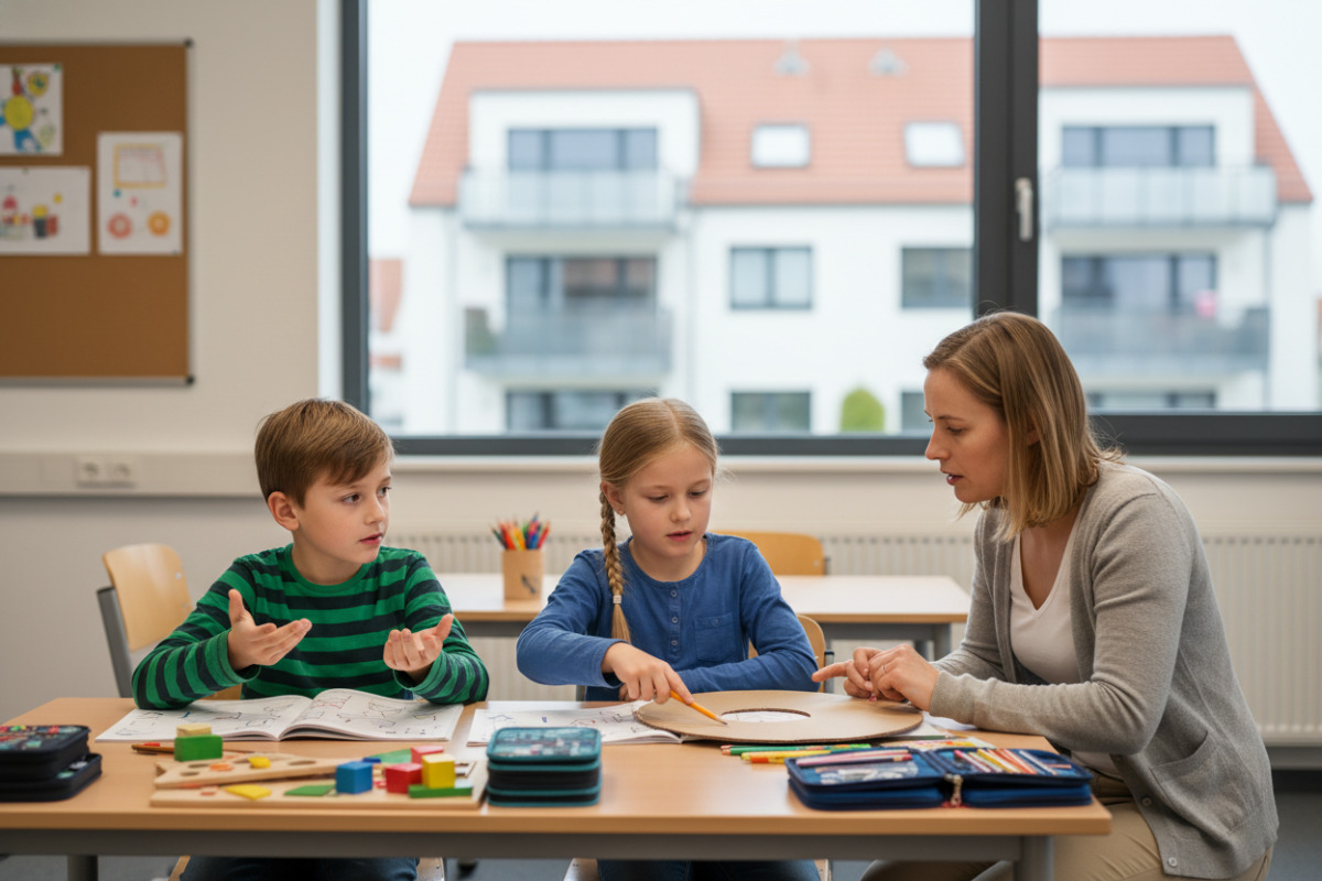 Abb. Missverständnisse entstehen oft dann, wenn Kinder den Rand eines Kreises als Seite deuten.