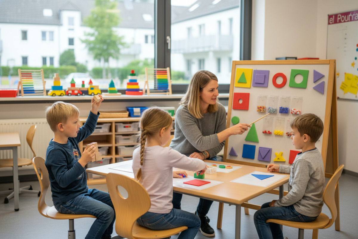 Abb. Anschauliches Material hilft Kindern, und Mengen besser zu verstehen.