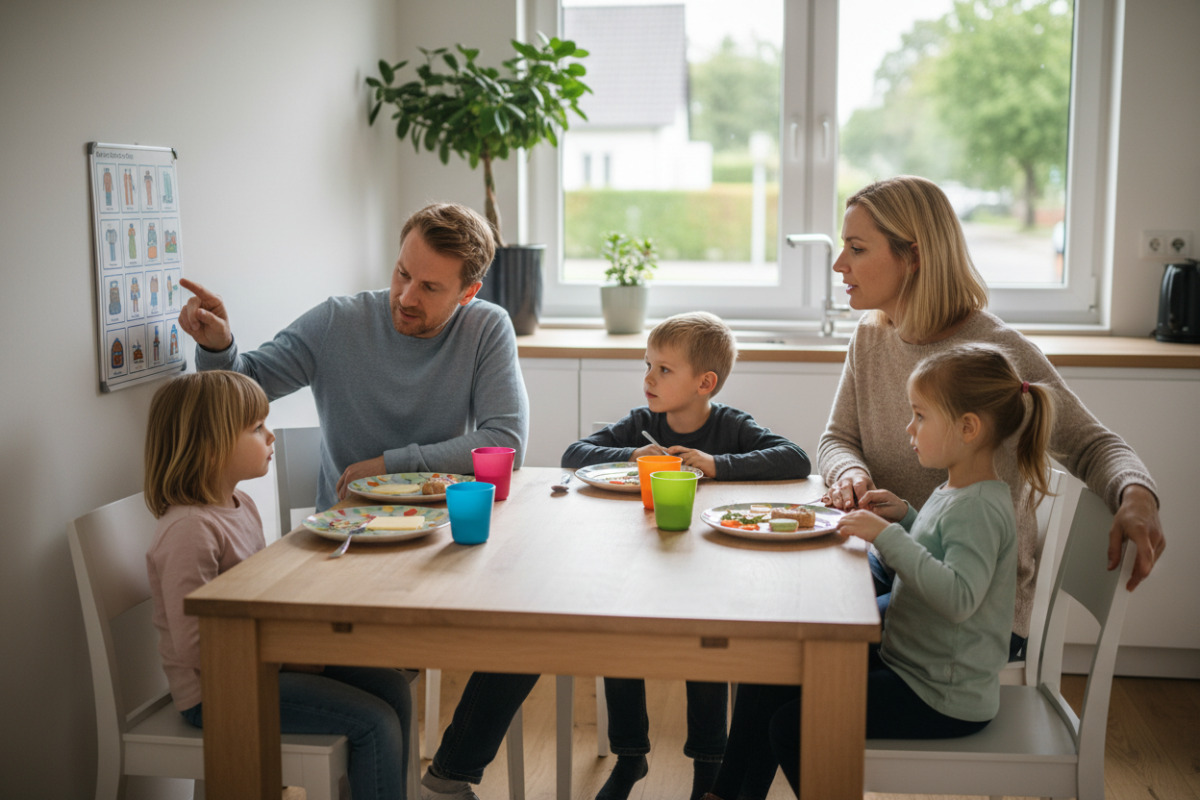 Abb. Ein einfacher, wiederkehrender Ablauf gibt Kindern Sicherheit und spart Diskussionen.