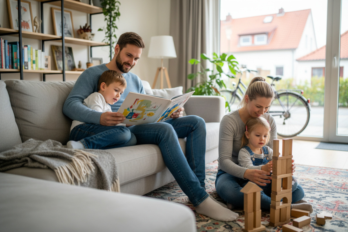 Abb. Sicherheit, Nähe und verlässliche Rituale stärken Kinder im Alltag.