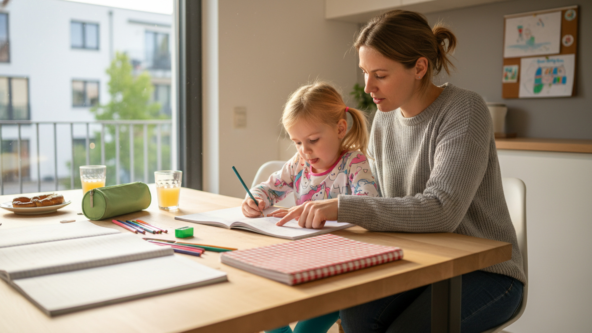 Hausaufgaben in der 1. Klasse entspannt begleiten