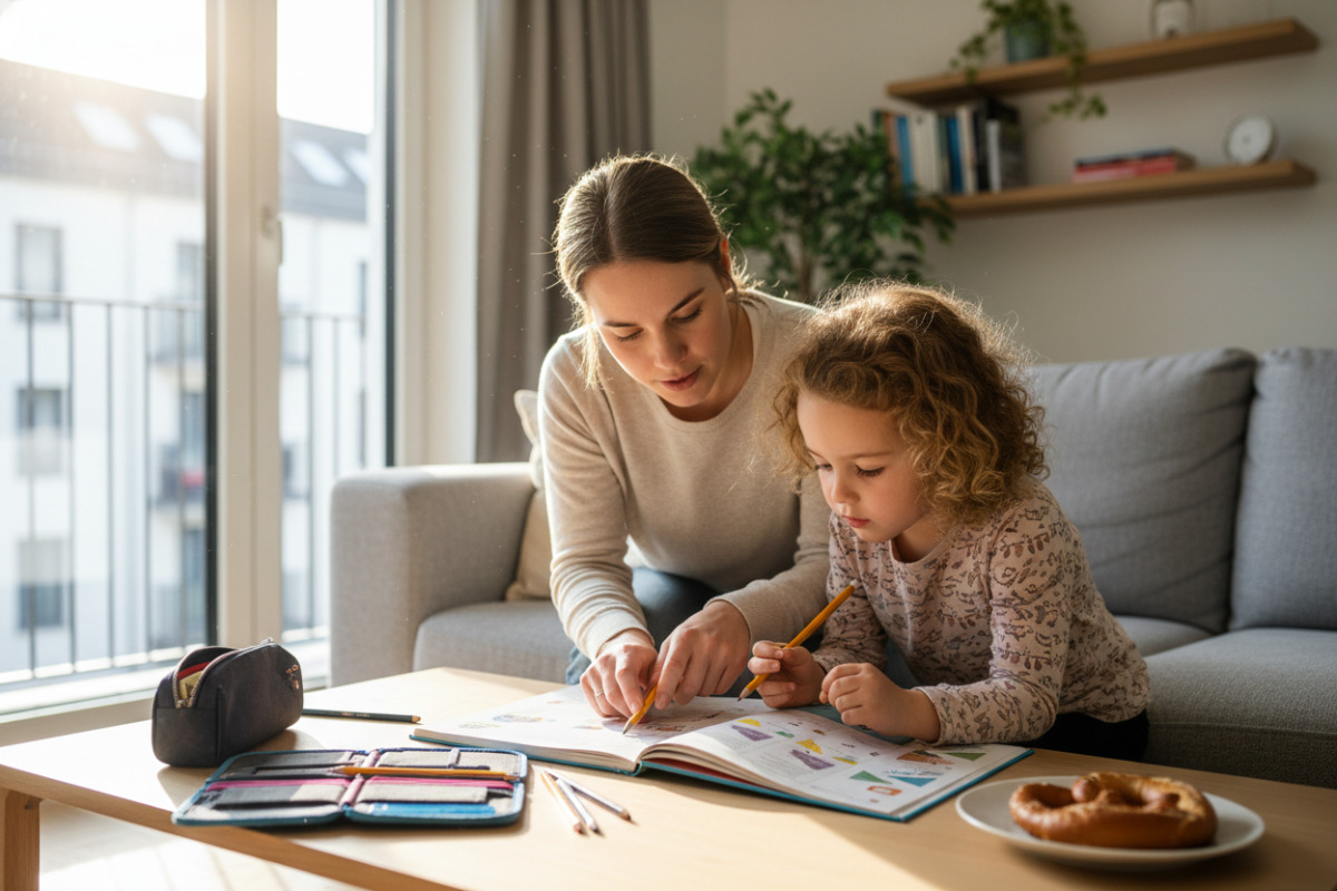 Abb. Kleine, ruhige Lernmomente im Alltag helfen Kindern oft mehr als lange Übungsphasen.