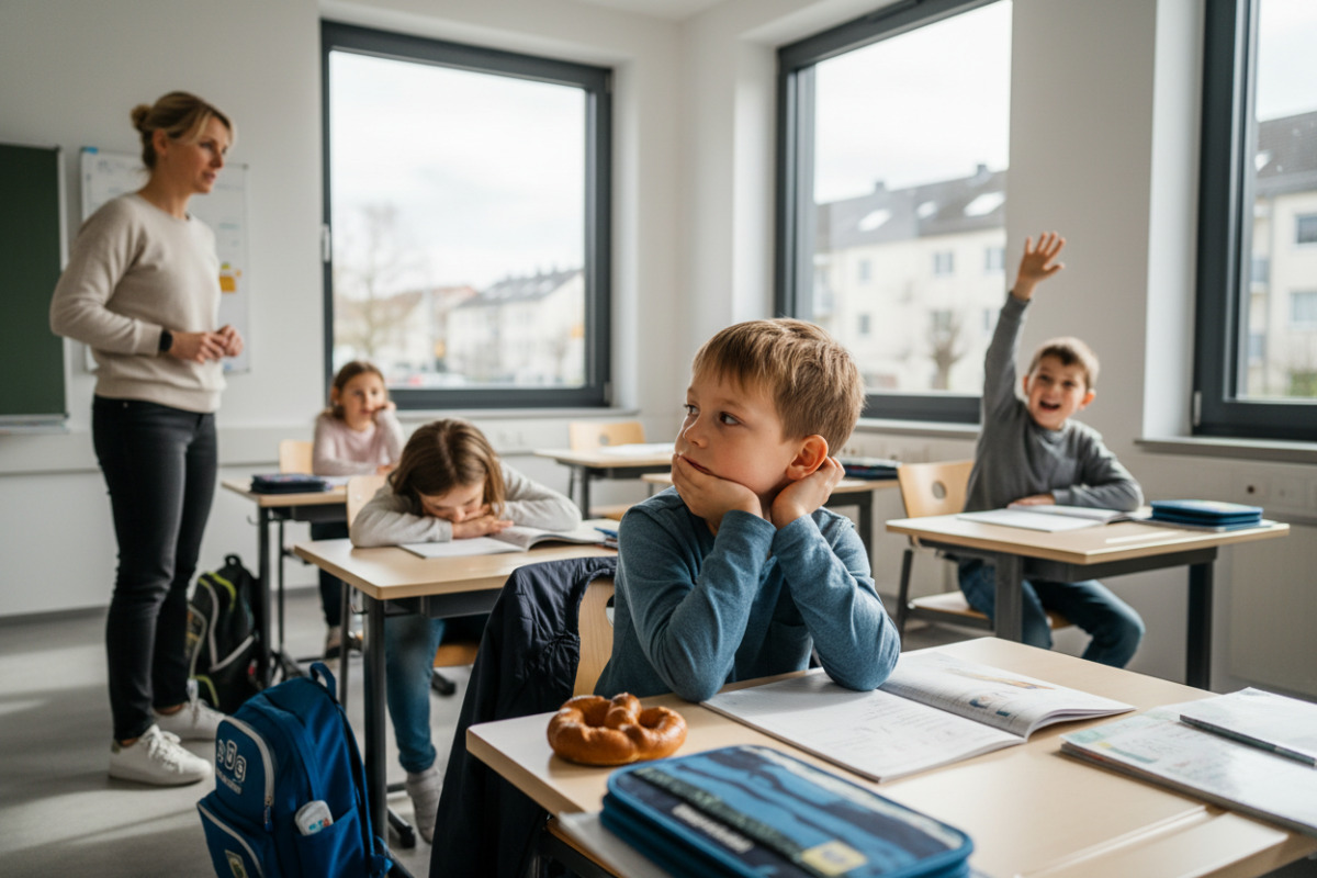 Abb. Konzentration, Gefühle und Leistungsbereitschaft schwanken bei vielen Kindern im Schulalltag.