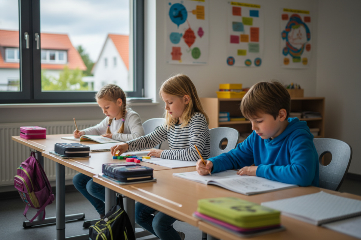 Kurze, verlässliche Lernmomente beim Lesen, Rechnen und konzentrierten Arbeiten stärken Kinder im Schulalltag.