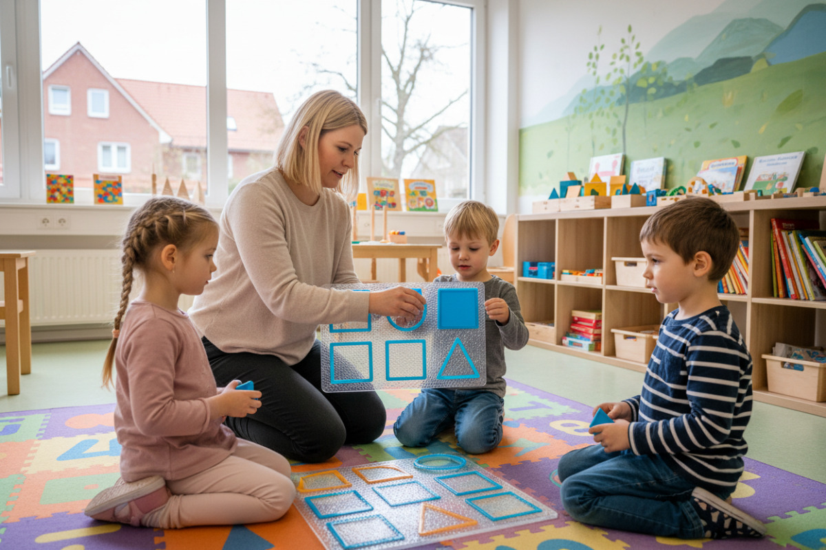 Abb. klare hilft Kindern, Formen sicher zu unterscheiden.