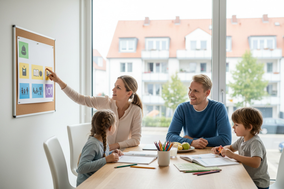 Abb. Ein kurzer, klarer Ablauf hilft Kindern, sich im Nachmittag besser zurechtzufinden.
