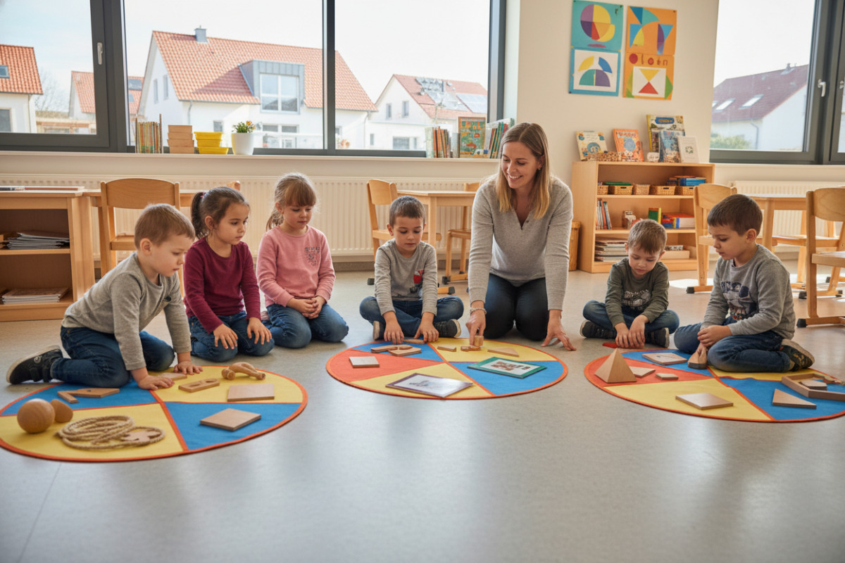Abb. In Klasse hilft das Sortieren nach Ecken, Seiten und Rundungen besonders gut.