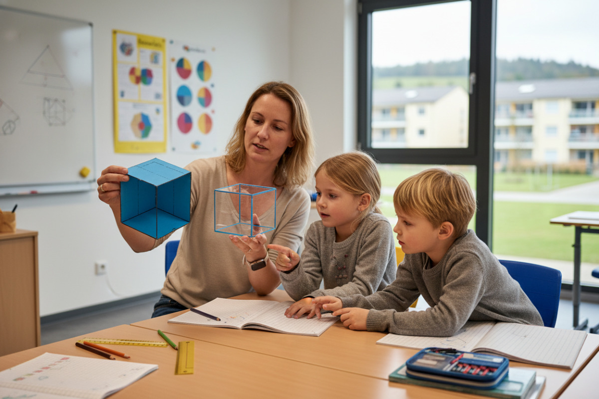 Abb. Der Vergleich von flacher Form und Körper macht den Unterschied schnell verständlich.