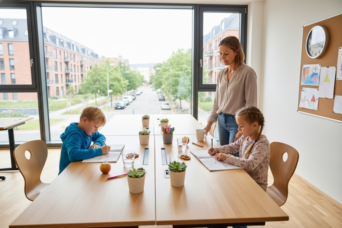 Abb. Ein klarer Arbeitsplatz und kleine Pausen helfen bei der Konzentration.