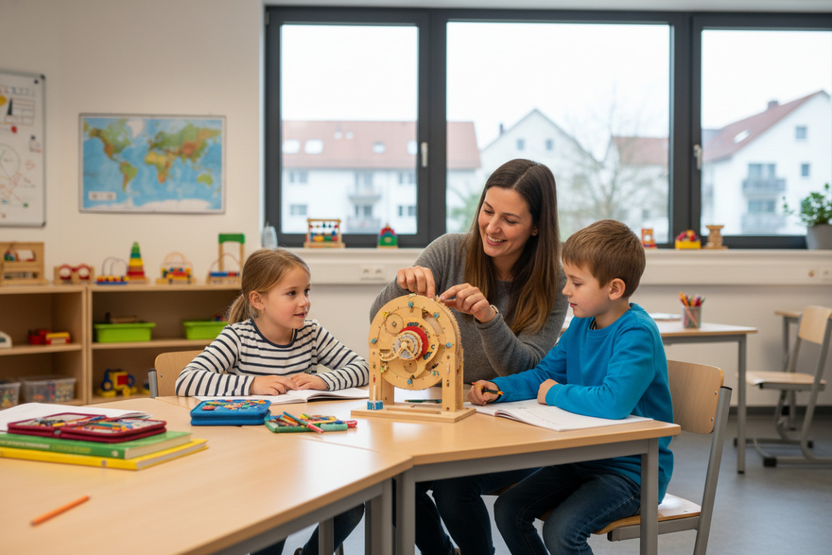 Abb. Bevor Kinder Zeiten benennen, sollten sie Aufbau und Funktion der Uhr verstehen.