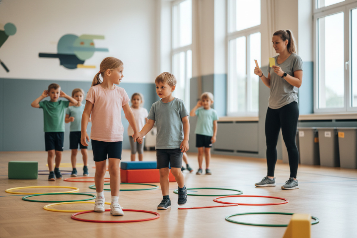 Abb. Im Spiel trainieren Kinder Ausdauer, Zuhören und genaues Hinschauen oft ganz nebenbei.
