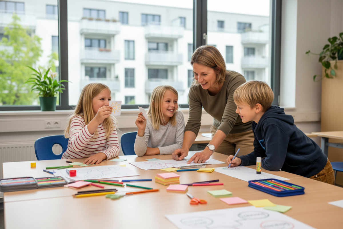 Abb. Gemeinsames Gestalten macht Lernhilfen persönlicher und leichter nutzbar.