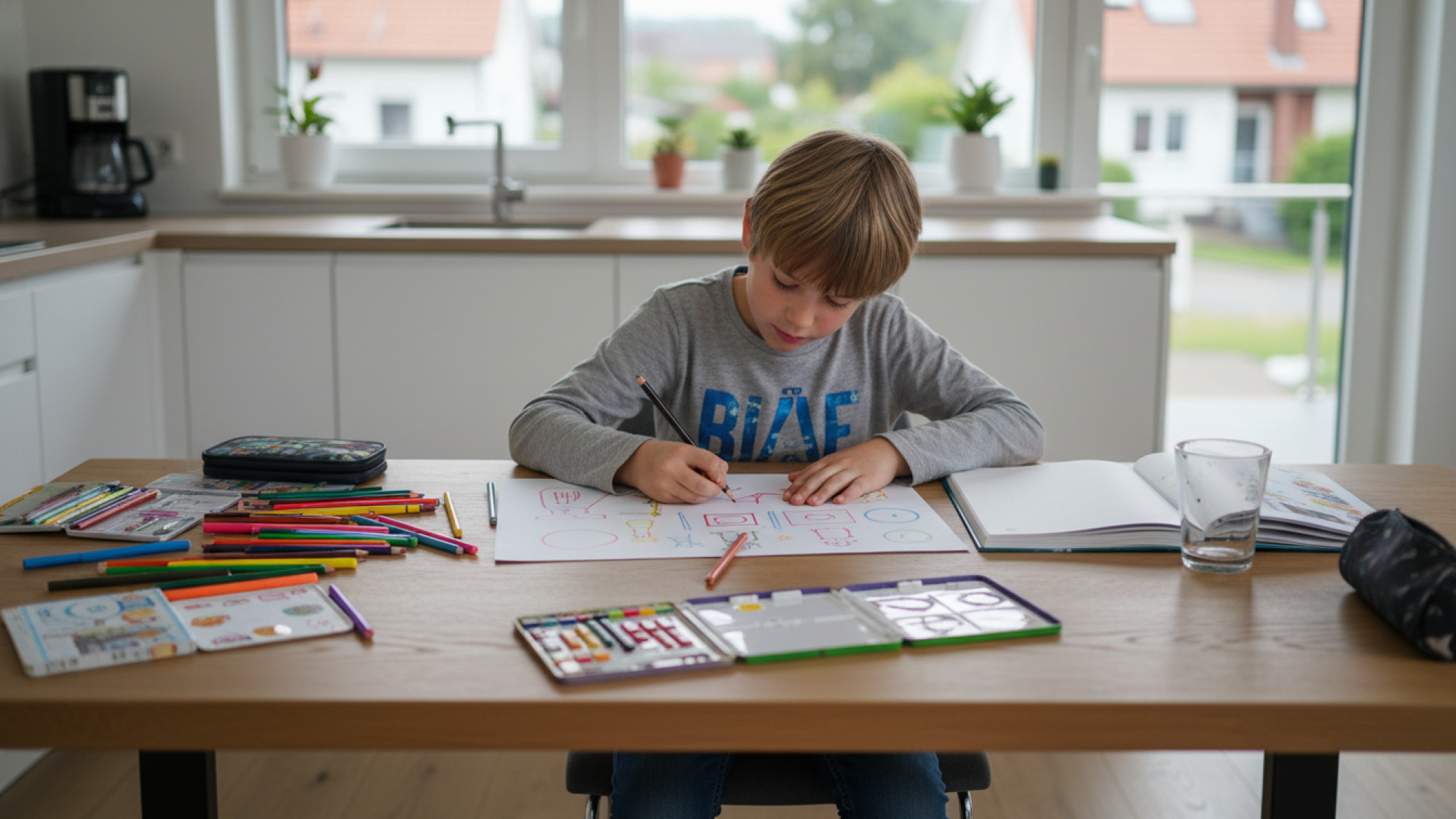 Schulplakate mit Kindern entspannt gestalten