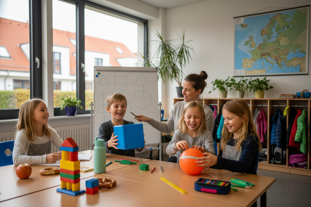 Abb. Alltagssituationen machen Geometrie lebendig und weniger abstrakt.