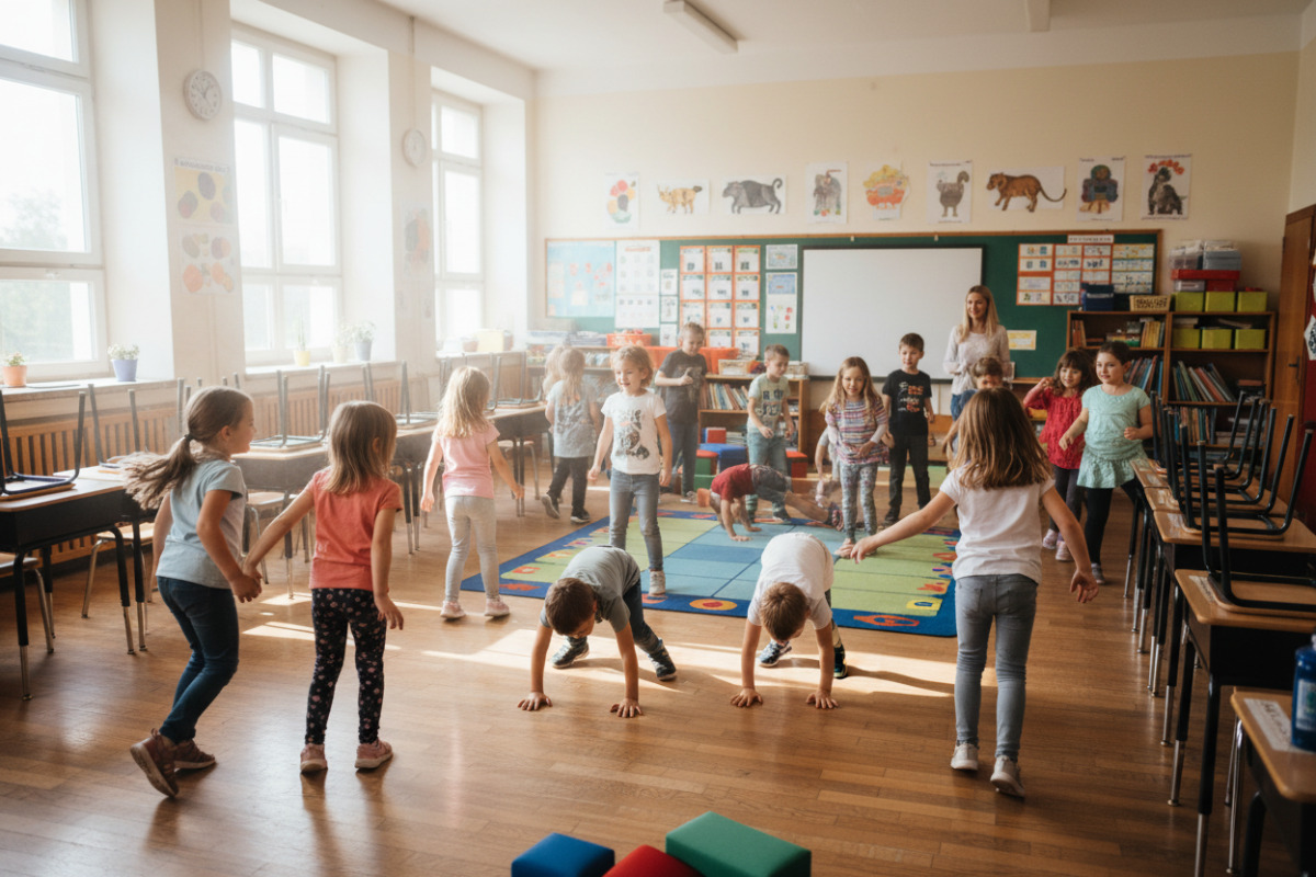 Warum Drittklässler von mehr Bewegung in der Schule profitieren