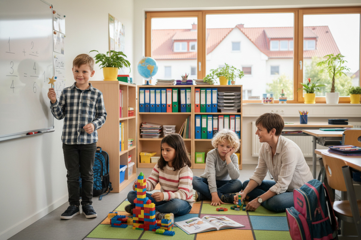 Abb. In der dritten Klasse wechseln Kinder zwischen schnellen Fortschritten und langsameren Phasen.