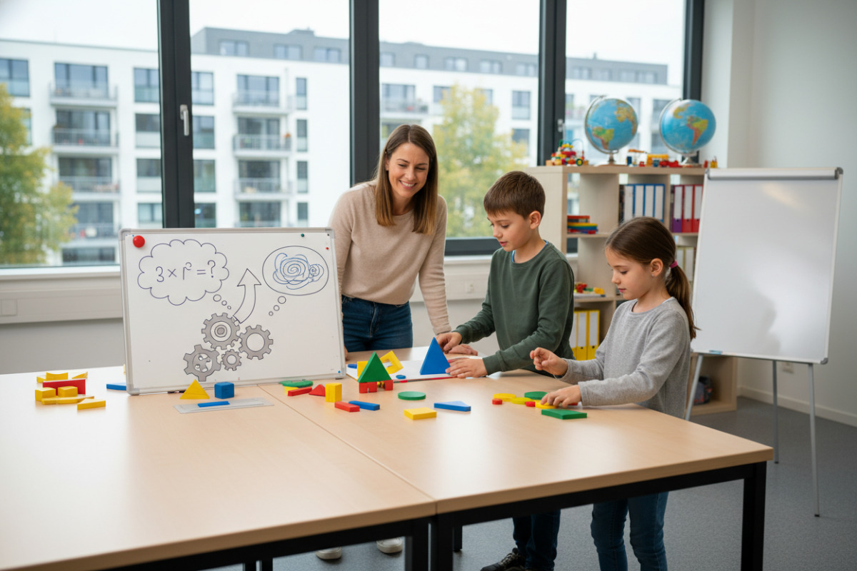 Abb. Mathematische Handlungen und Sprache können sich gegenseitig stärken.