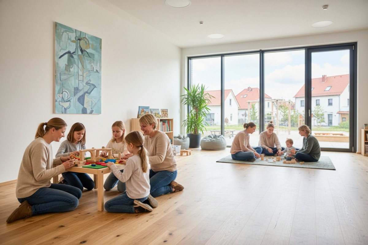 Abb. Ein klarer Platz und ein ruhiger Ablauf entlasten Kinder und Erwachsene.