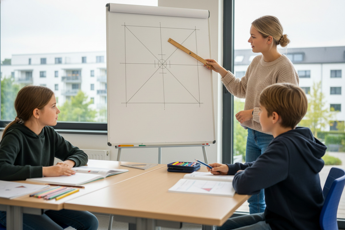 Abb. Die Ecken eines Rechtecks sind gleichmäßig und nicht schief.
