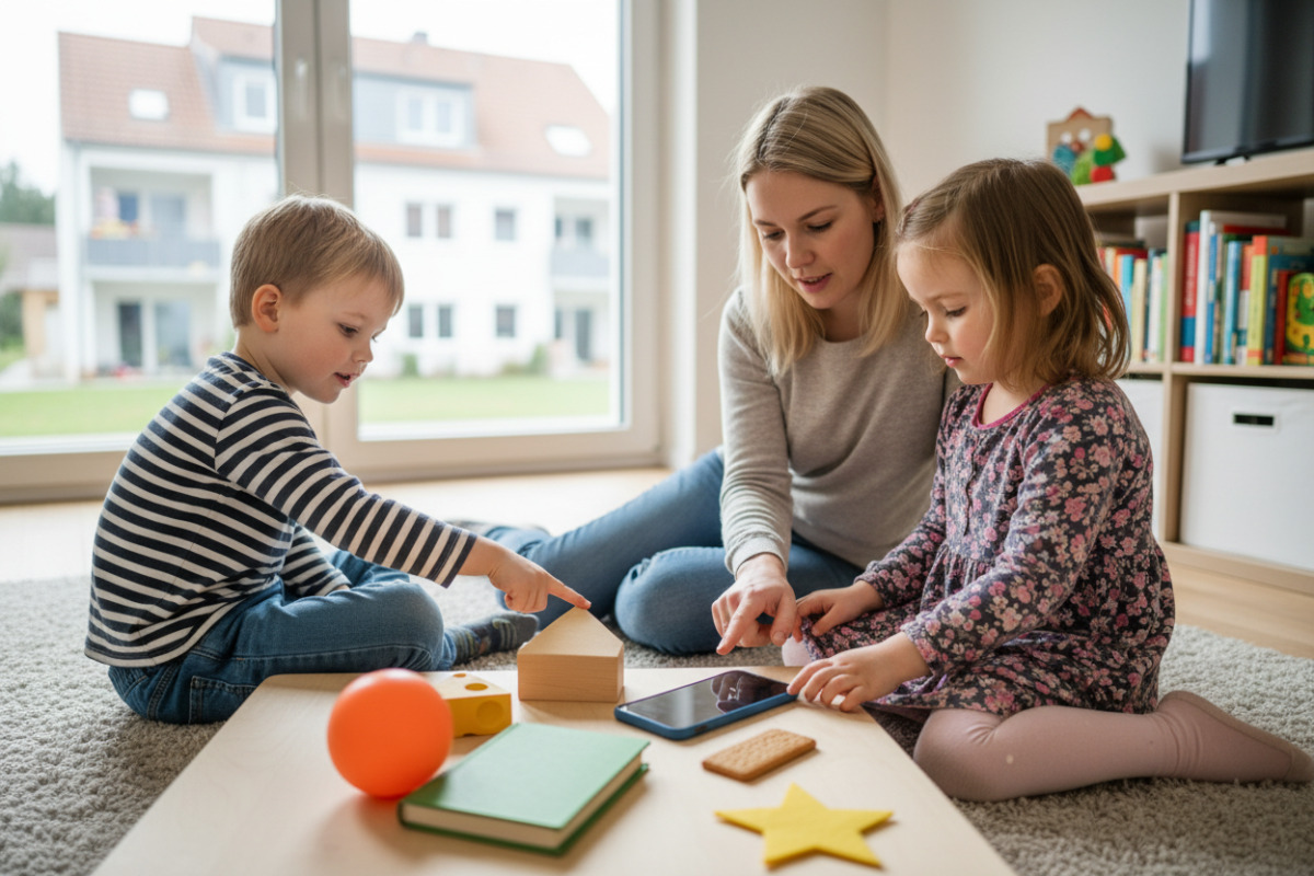 Alltagsgegenstände helfen Kindern, Rechtecke sicher zu erkennen und von anderen Formen zu unterscheiden.